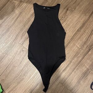 Zara Black Sleeveless Bodysuit